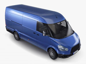 Generic Commercial Cargo Van M 2 3D Model