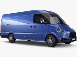 Generic Commercial Cargo Van M 2 3D Model