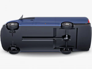 Generic Commercial Cargo Van M 2 3D Model