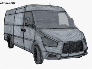Generic Commercial Cargo Van M 2 3Dモデル