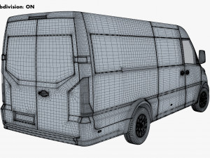 Generic Commercial Cargo Van M 2 3Dモデル