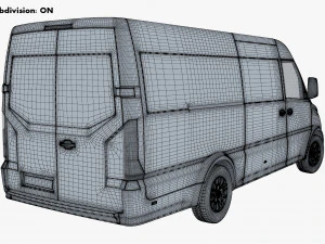 Generic Commercial Cargo Van M 2 3D Model
