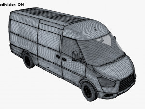 Generic Commercial Cargo Van M 2 3Dモデル