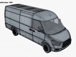 Generic Commercial Cargo Van M 2 3D Model