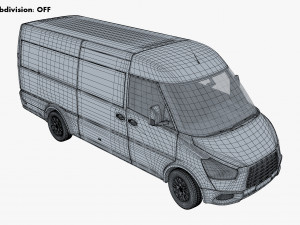 Generic Commercial Cargo Van M 2 3Dモデル