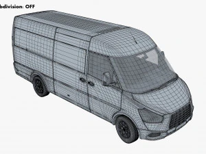 Generic Commercial Cargo Van M 2 3D Model