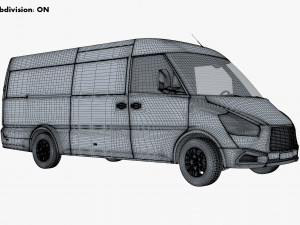 Generic Commercial Cargo Van M 2 3Dモデル