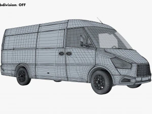 Generic Commercial Cargo Van M 2 3D Model
