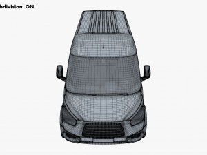 Generic Commercial Cargo Van M 2 3Dモデル