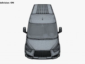 Generic Commercial Cargo Van M 2 3D Model