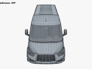 Generic Commercial Cargo Van M 2 3Dモデル
