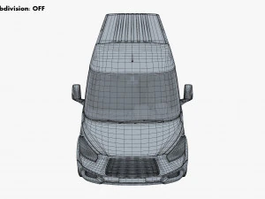 Generic Commercial Cargo Van M 2 3D Model