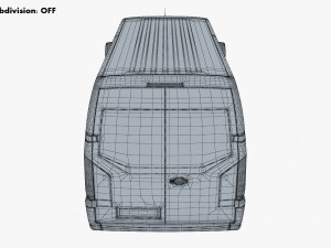 Generic Commercial Cargo Van M 2 3Dモデル