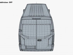 Generic Commercial Cargo Van M 2 3D Model