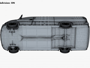 Generic Commercial Cargo Van M 2 3Dモデル
