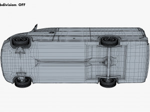 Generic Commercial Cargo Van M 2 3Dモデル