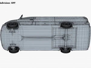 Generic Commercial Cargo Van M 2 3D Model