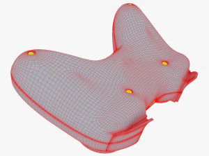 Og&oacute;lny kontroler gier wideo M 1 Model 3D