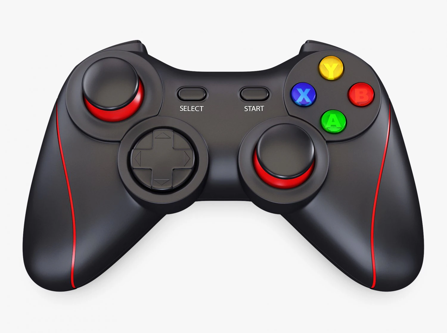 汎用ビデオ ゲーム コントローラー M 4 3Dモデル .c4d .max .obj .3ds .fbx .stl .blend 