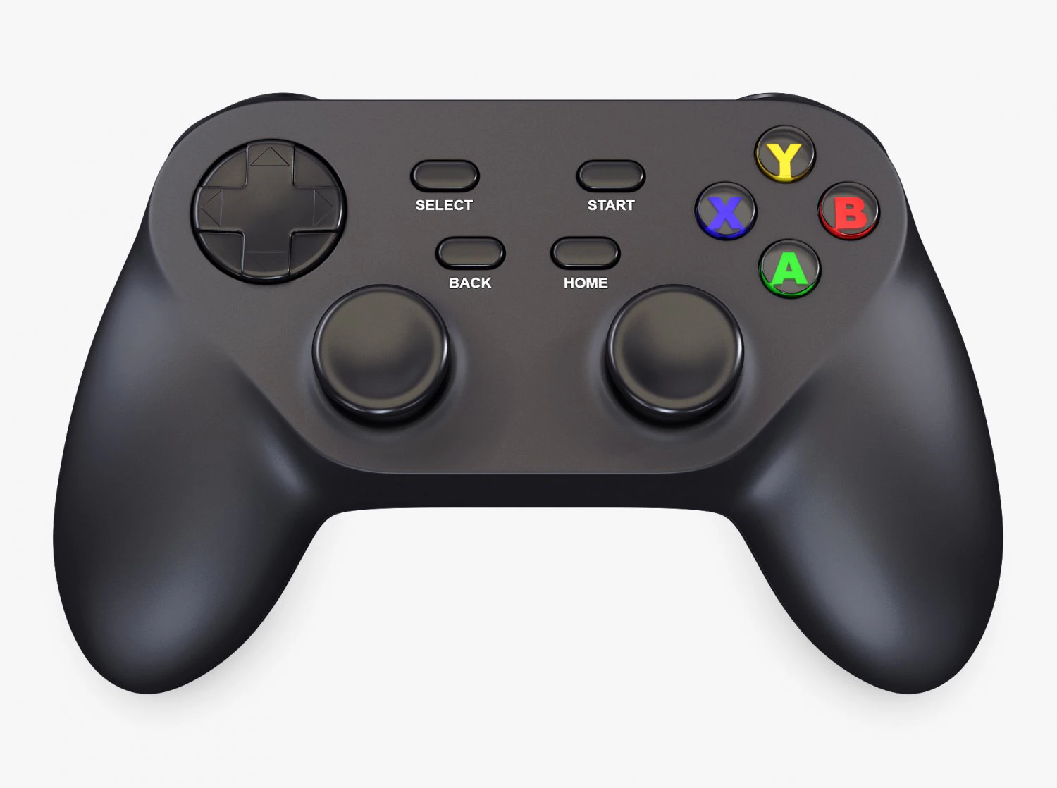 Generic Video Game Controller M 5 3D Model .c4d .max .obj .3ds .fbx .stl .blend 