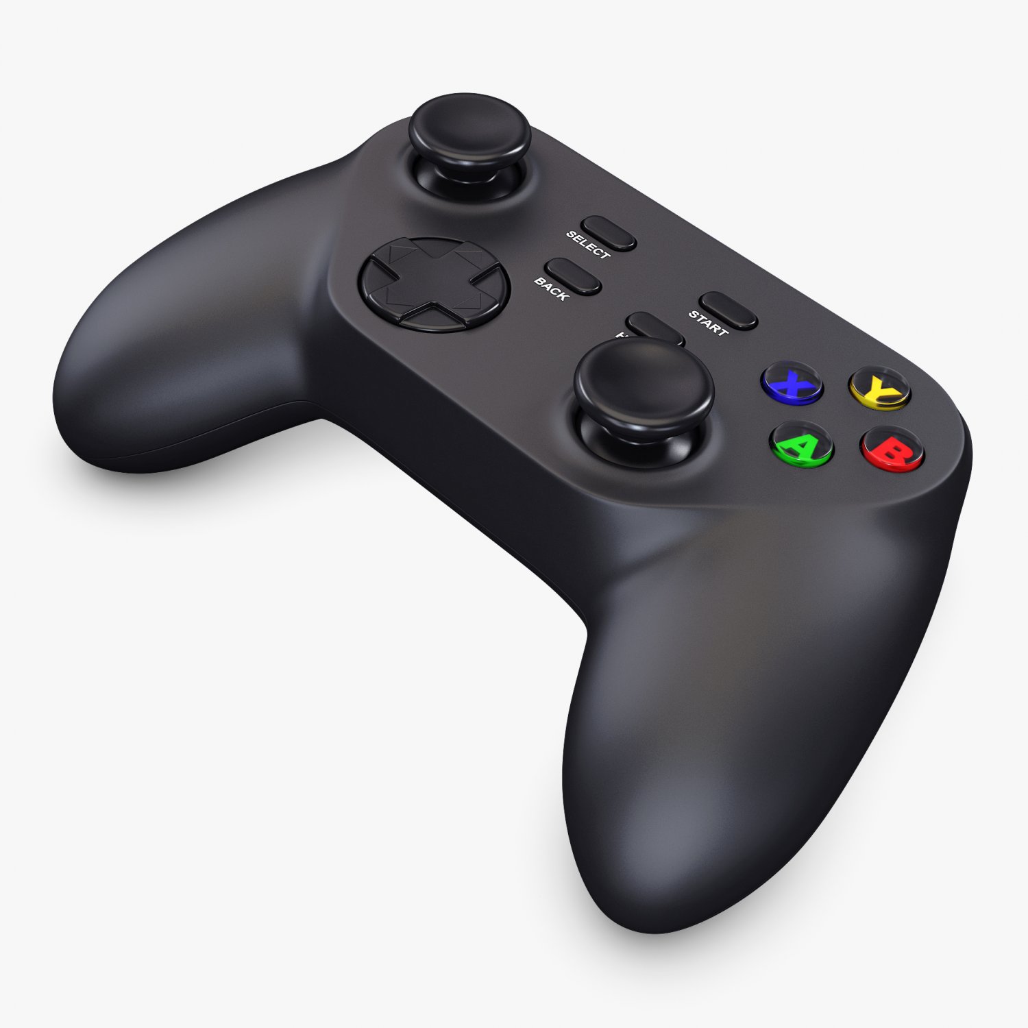 Generic Video Game Controller M 6 3D Модель In Части 3DExport