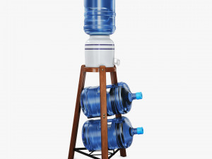 Water Dispenser And Storage Rack M 1 3D Модель