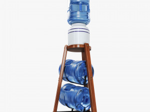 Water Dispenser And Storage Rack M 1 3D Модель