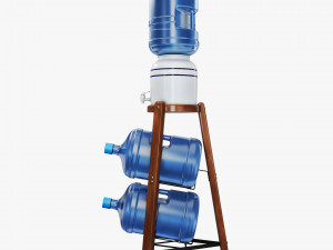 Water Dispenser And Storage Rack M 1 3D Модель