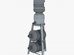 Water Dispenser And Storage Rack M 1 3D Модель