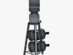Water Dispenser And Storage Rack M 1 3D Модель
