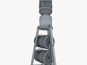 Water Dispenser And Storage Rack M 1 3D Модель
