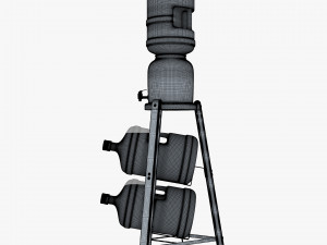 Water Dispenser And Storage Rack M 1 3D Модель