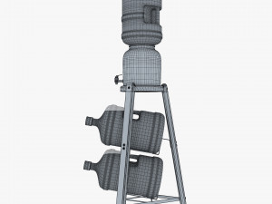 Water Dispenser And Storage Rack M 1 3D Модель