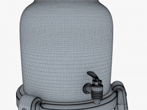 Water Dispenser And Storage Rack M 1 3D Модель