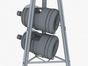 Water Dispenser And Storage Rack M 1 3D Модель