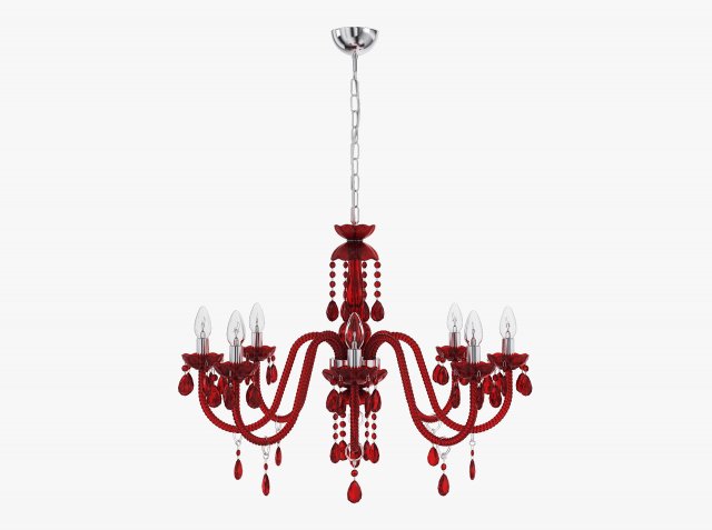 Chandelier red online