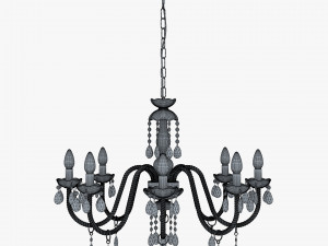 Chandelier Masiero Milord 8 VV Red 3D मॉडल