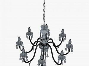 Chandelier Masiero Milord 8 VV Red 3D मॉडल