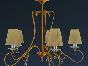 Chandelier AltaModa GUL10 3D Model