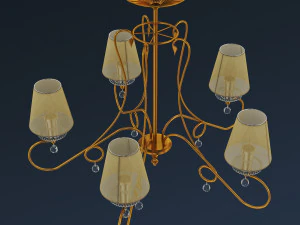 Chandelier AltaModa GUL10 3D Model