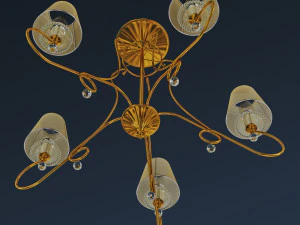 Chandelier AltaModa GUL10 3D Model