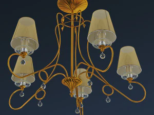 Chandelier AltaModa GUL10 3D Model