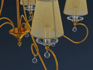 Chandelier AltaModa GUL10 3D Model