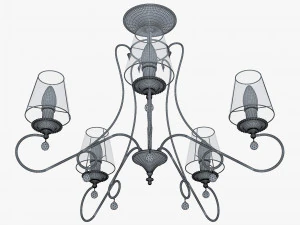 Chandelier AltaModa GUL10 3D Model