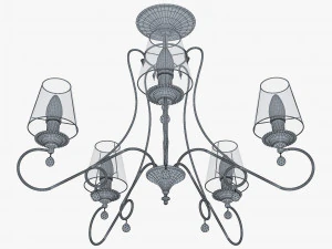 Chandelier AltaModa GUL10 3D Model
