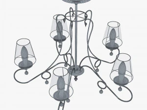Chandelier AltaModa GUL10 3D Model