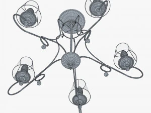 Chandelier AltaModa GUL10 3D Model