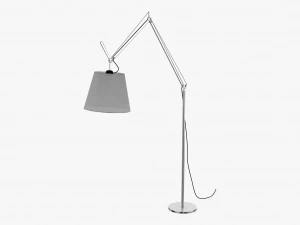 Lampadaire Aluminium Parchemin Modèle 3D