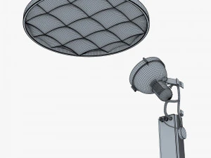 Floodlight and Indirect Reflector v 1 3D Model