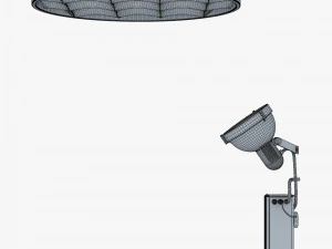 Floodlight and Indirect Reflector v 1 3D Model